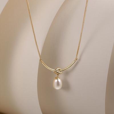 Wanyue Pearl Necklace Women's Exquisite Niche Design High-end Light Luxury Temperament Pendant Clavicle Chain Jewelry