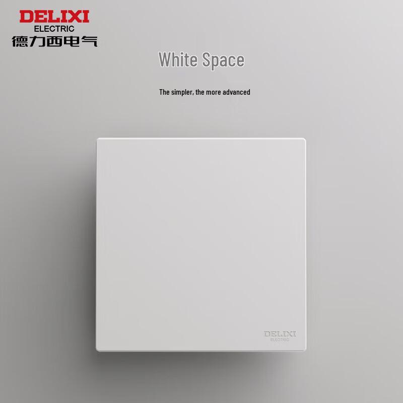 DELIXI 86-Type Ultra-Thin Wall Switch Socket Panel