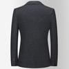 Autumn New Men's Suit Thick No-iron Stretch Suit Middle-aged Versatile Casual Single Suit
