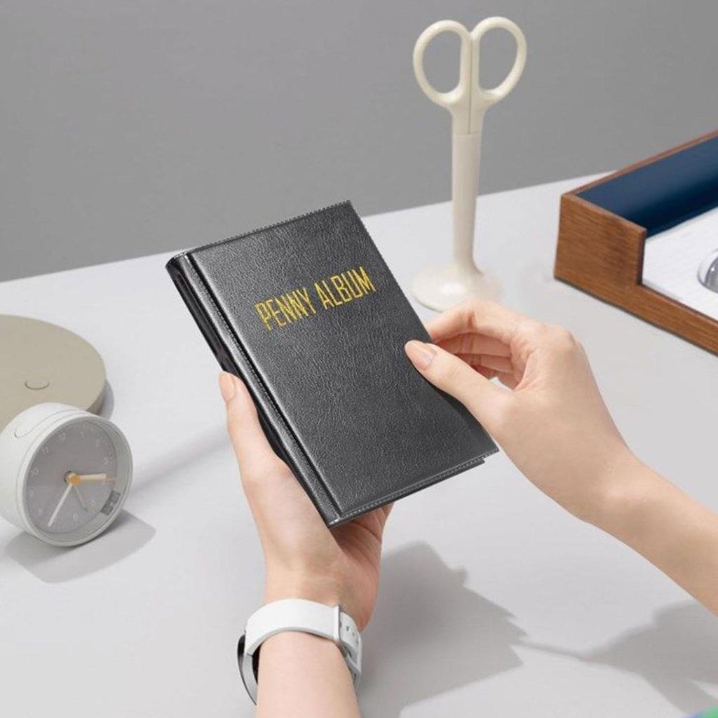 Coin Album For Collector Home Decor Craft Gift Coin Album Multi-use Coin Collection PVC Coin Collection book Holder Storage