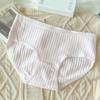 Women's Seamless Japanese Style Mid-Waist Cotton Tummy Control Thong