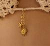 Ciondolo Charm Bikini in Acciaio Inossidabile Boemo per Donna Sole Stella Marina Conchiglia Clip Accessori Costumi da Bagno Spiaggia