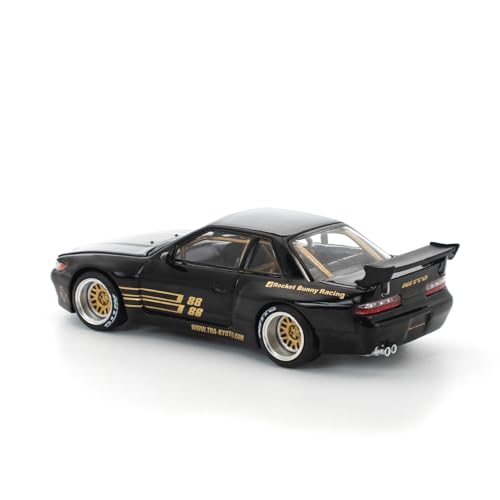 Genesis Company POP RACE 1/64 Pandem Silvia S13 - Black Finished Model PR640289