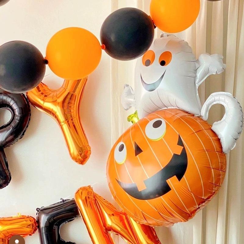 1Pcs Black Spider Balloon Halloween Decoration Spider Aluminum Film Balloon Festival Party Mummy Halloween Balloon