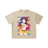 260 GSM Double Yarn 32 Count 100% Cotton Dragon Ball V44 Lunch Waifu Print Unisex Heavy Cotton T Shirt