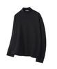 EXCONTAINER Daily Soft Mock Neck T-Shirt (Black)