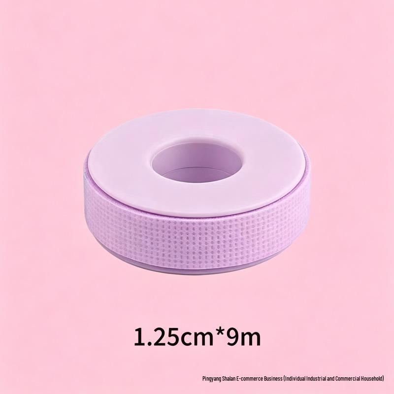 Eyelash Extension Non-Woven Adhesive Tape – Breathable, Low-Allergy, Isolation Tape for Upper & Lower Eyelids with Plastic Core