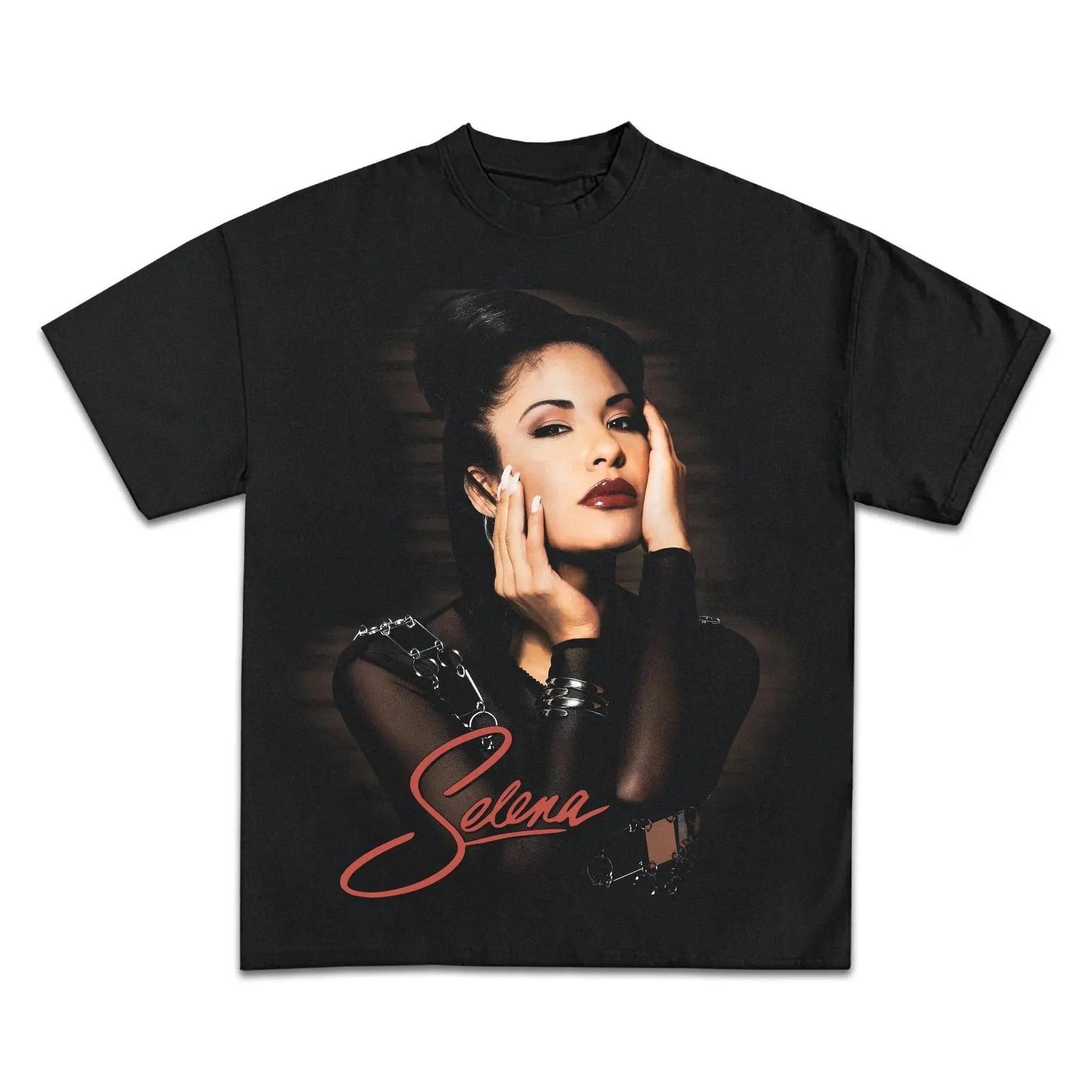 

SELENA PÉREZ Boxy Vintage Shirt Graphic Rap Tee Streetwear Y2K 4XL