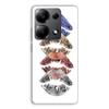 Handyhülle - MANIACASE - Xiaomi Redmi Note 13 Pro 4G - Silikon - Flexibel - Bunte Lippen