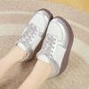 Fashion Fashion Ladies Women'S Shoes Sport Sequins Wedges Shoes Shake Silver Comfortable Sport Jogging Tennis Lace-Up Running Sneakers