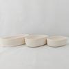 Oval Cotton Rope Woven Storage Basket for Home & Dormitory Organization