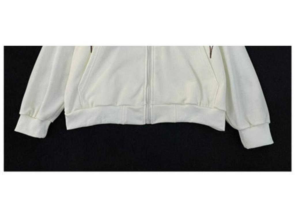 Men's Hooded Cardigan: Trendy American High Street Oversized Embroidered Sportswear for Spring and Autumn Couples.