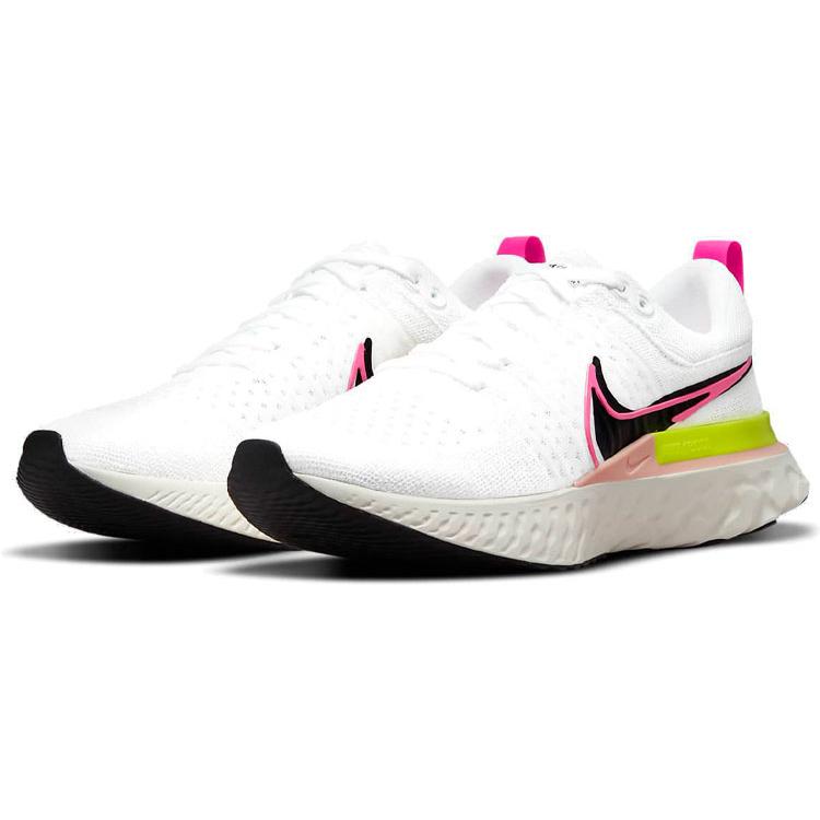 Nike React Infinity Run Flyknit 2 'Rawdacious' (Unisex) White / Sail / Pink Blast / Black Running Shoes DJ5395 100