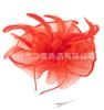 European and American boutique mesh headgear mesh head flower feather hair accessories top hat hairpin bridal headgear