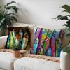 Colorful Sardine Lobster Pillow Case Living Room Sofa Decorative Cushion Cover Simple Household Light Luxury Printed Pillow