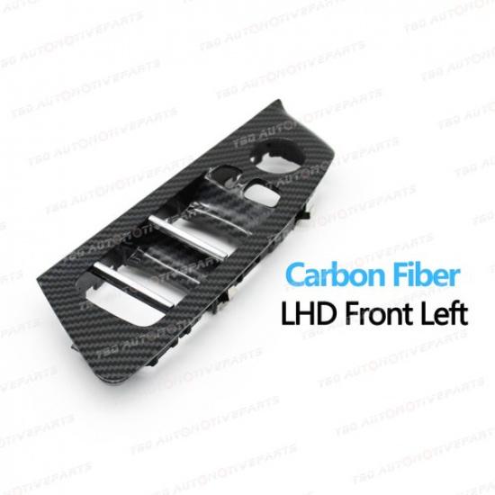 Türfenster-Aufknopfabdeckung Schalterpanel für BMW 5er G30 G31 F90 2017-22