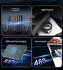 Dual-Color Braided Magnetic Cable for Apple & Huawei Type-C, 100W Charging, Aluminum Alloy