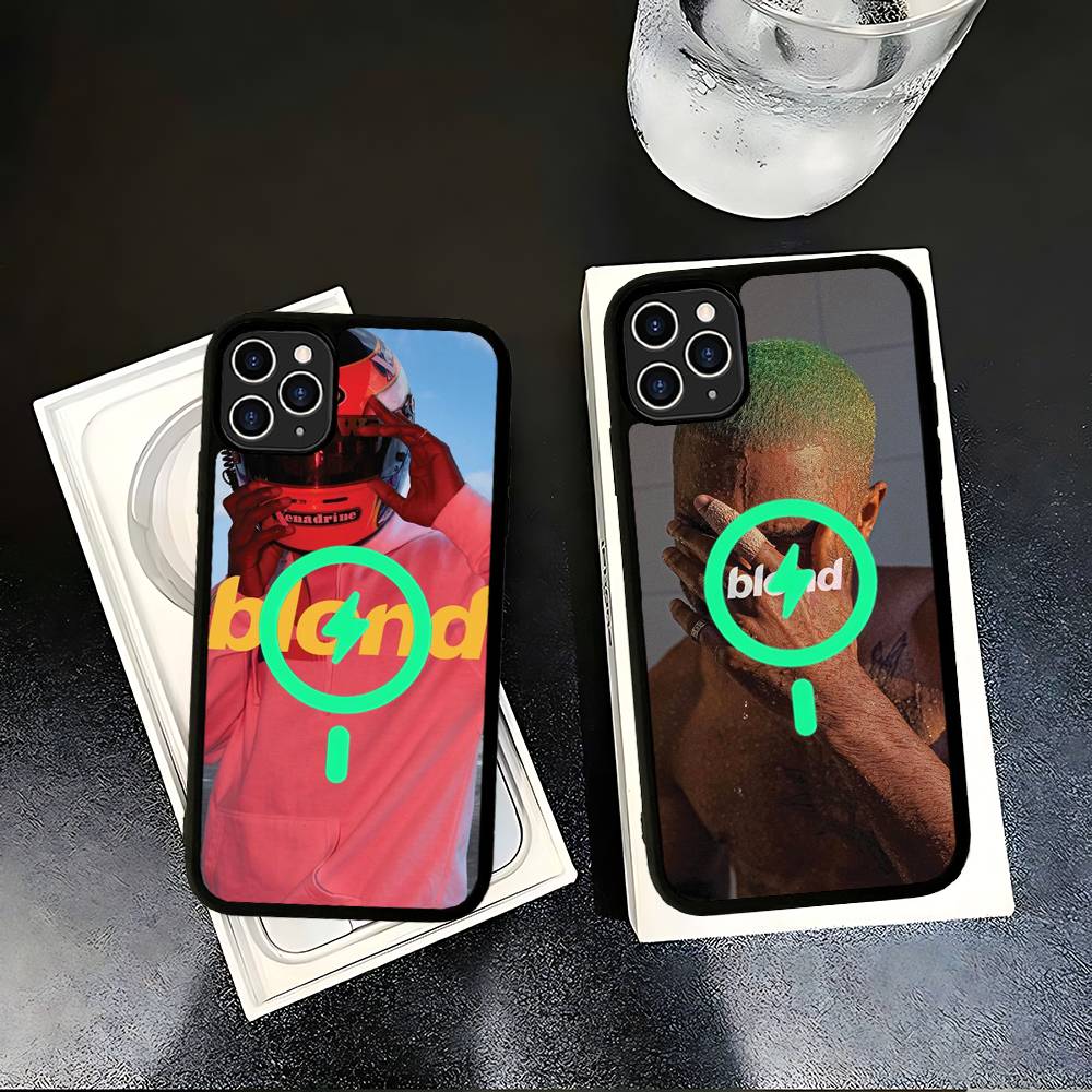 Classic Singer F-Frank O-Ocean Magnetic Wireless Phone Case For IPhone 17 16 15 14 13 12 11 Pro Max Plus Mag Phone Cover