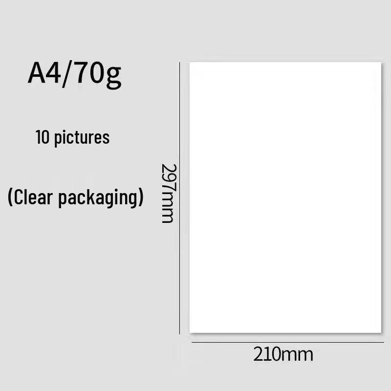 A4 Office and Student Printing Paper: 70g/80g Copy, Draft, Drawing, and Test Paper.