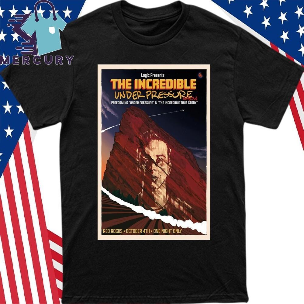 Logic October 4 2025 Red Rocks Amphitheatre Morrison CO Poster Shirt Unisex T-Shirt XL