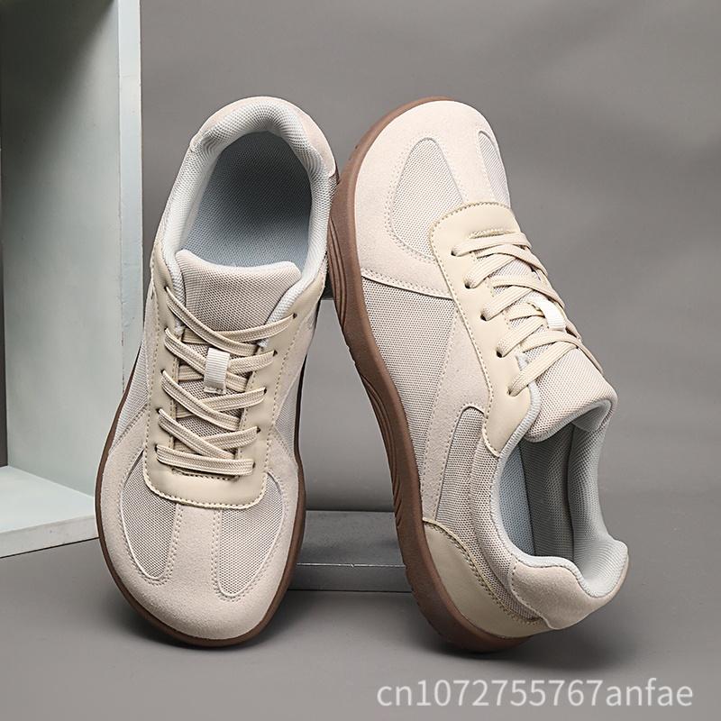 Unisex Barefoot Sneakers Wide Toe Minimalist Zero Drop Non Slip Shoes Lace Up Mesh Casual Sneaker Men'S Outdoor Fitness Shoes