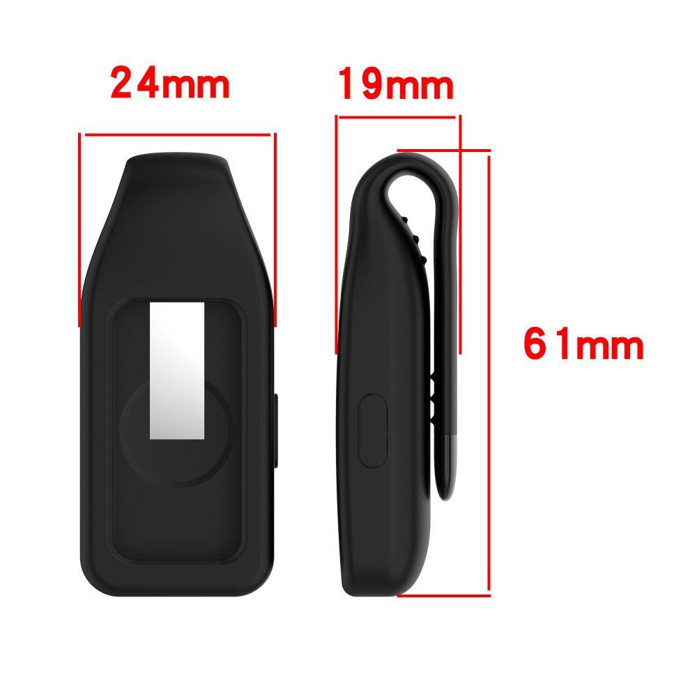 Steel Clip Silicone Case Replacement Anti-Scratch Buckle Holder Anti-lost Watch Clip Protector for Xiaomi Band 10 9 8