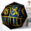 Portugal: Lion Emblem Green Shield Folding umbrella 8 paraphenoid bones Suitable for all seasons travel Sun umbrella Umbrella