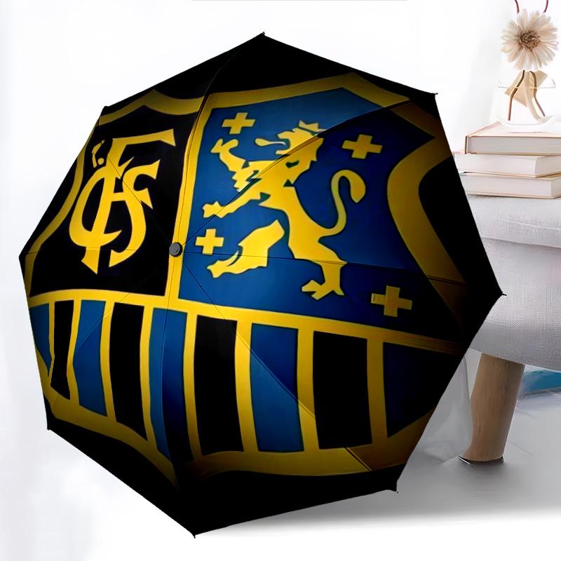 Portugal: Lion Emblem Green Shield Folding umbrella 8 paraphenoid bones Suitable for all seasons travel Sun umbrella Umbrella