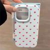 Red Heart-shaped Phone Case Suitable for iPhone 17 16 15 14 13 12 11 Pro/Max/Plus Anti Drop and Shockproof Back Cover