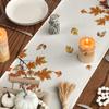 Fall Thanksgiving Turkey Sunflower Linen Table Runner Home Decor Reusable Autumn Kitchen Dining Table Runners Thanksgiving Decor