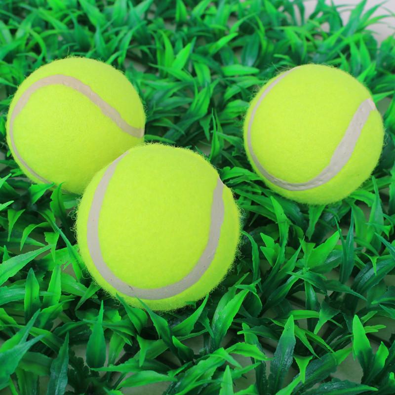 Pet Tennis Toys Level 2 Dog Tennis Micro Elastic Rubber Ball Dog Ball Bite Dog Training Supplies