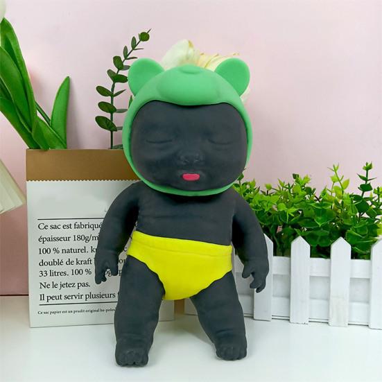 Baby Doll Squeeze Toy Teens Adults Anxiety Stress Relief Doll Fidget Toy Sand Filled Soft TPR Calming Doll Sensory Toy