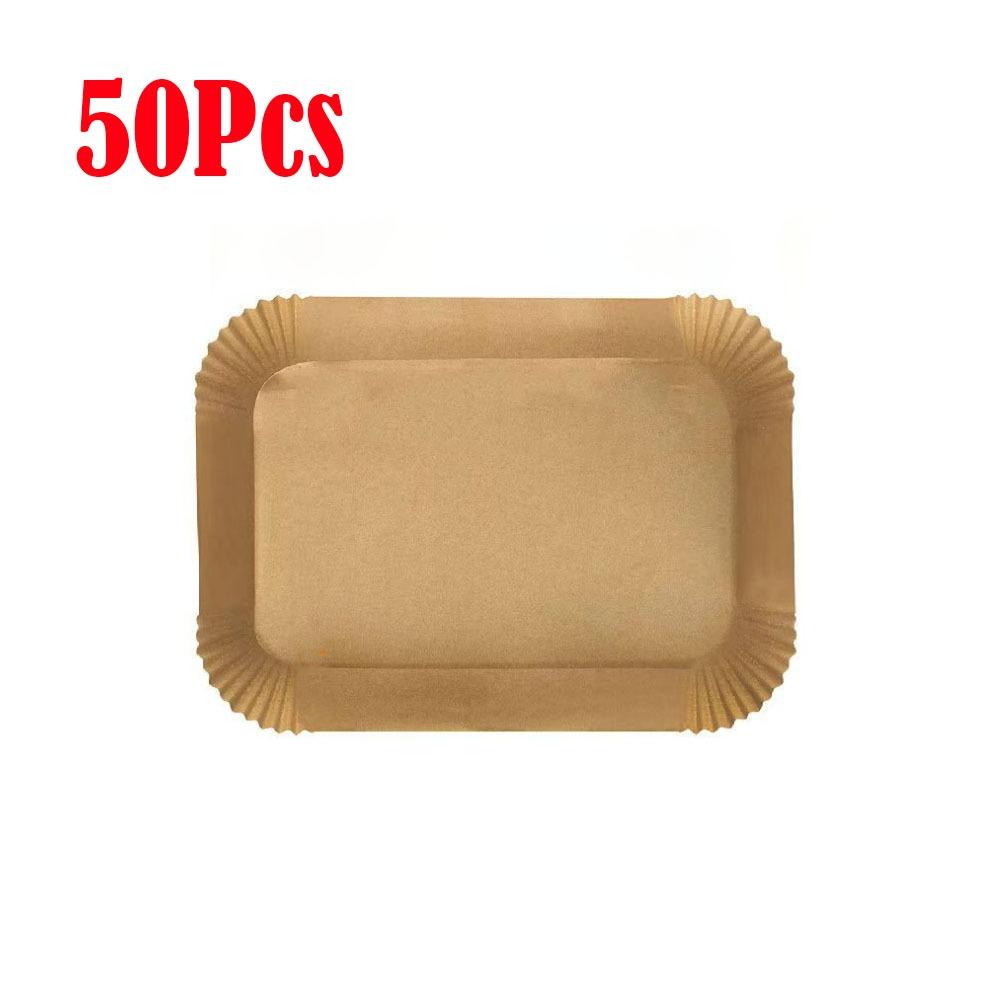

50/100 шт. Маслостойкая бумага для выпечки Антипригарная подкладка для выпечки Бумага для жарки для пароварки Кекс-маффин 50pcs