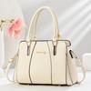 Stripe Color Matching Fashion Women Handbag Large Capacity Tote Bag Marble Texture Unique Design Hand Bag With Strap Crossbody