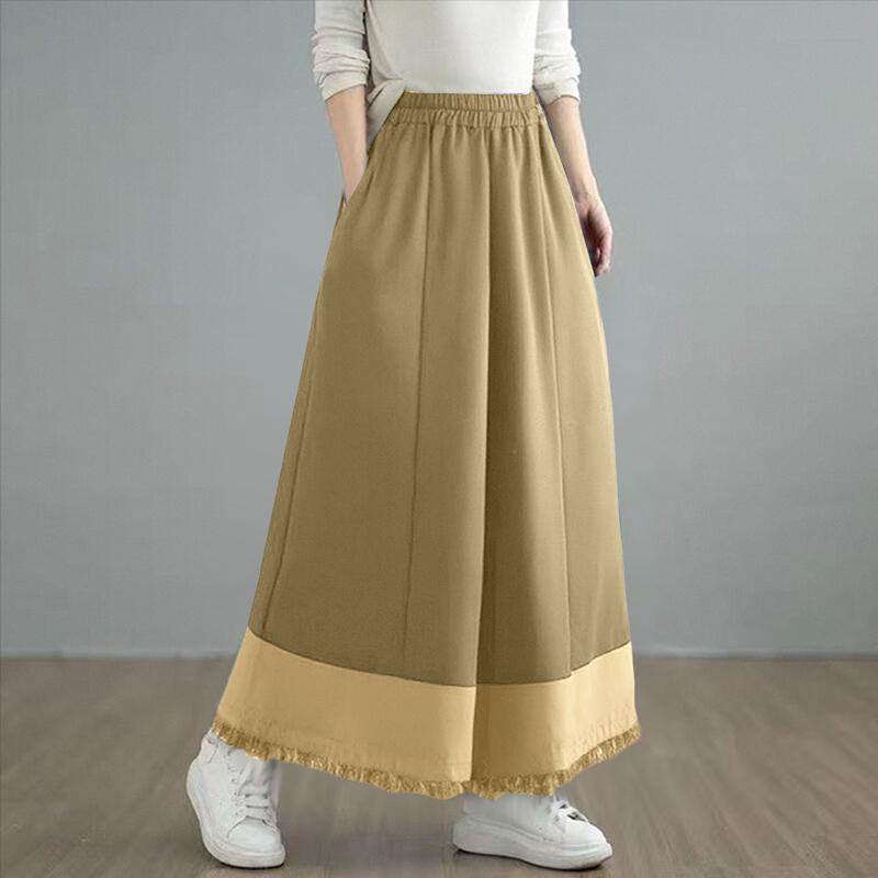 

ZANZEA Женские повседневные свободные укороченные брюки с эластичной резинкой на талии 5XL хаки