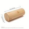 Cylindrical Bamboo Wood Spectacle Case Retro Bamboo Spectacle Case Natural Bamboo Color Storage Box Moisture-proof