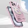 Suitable for Iphone Disney Duffy and Friends MagSafe Magnetic Phone Case with 360 Rotating Stand for IPhone Gift for Girls Cute