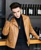 Autumn and winter men's leather jacket locomotive clothing handsome sheepskin new leather jacket European and American large size coat
