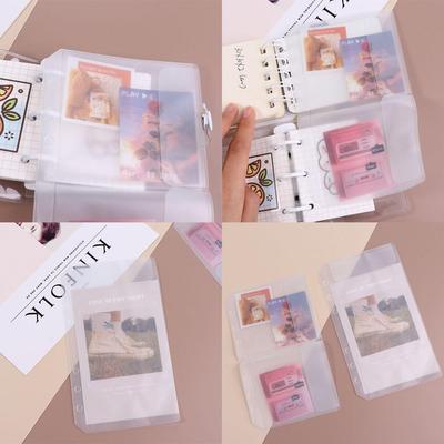 Stickers Storage Document Filing Bags Binder Pockets Binder Folders PVC Notebook Pouch Bags