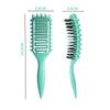 Curly Hair Brush Hollow Out Curl Define Styling Brush Beard Comb Styling Detangling Brush Multi-purpose Home Styling Tools