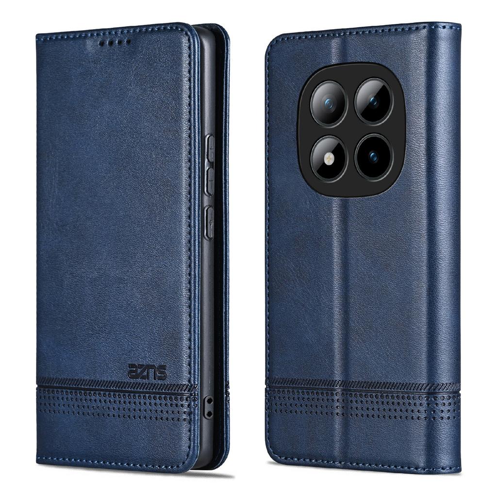 AZNS For Xiaomi Poco M8 Pro 5G/Redmi Note 15 Pro+ 5G (Global) Case Cowhide Texture PU Leather Wallet Phone Cover