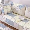 Pastoral Cotton Fabric Sofa Cover Slip Resistant Slipcover Rose Printing Seat Sofa Towel Dust Cover Towel Couches for Daybed Mat