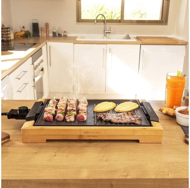Электрогриль Cecotec Tasty & Grill 2000 Bamboo MixStone (03091)