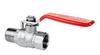 Nickel-plated Full-bore Ball Valve with Steel Lever Choke, Version