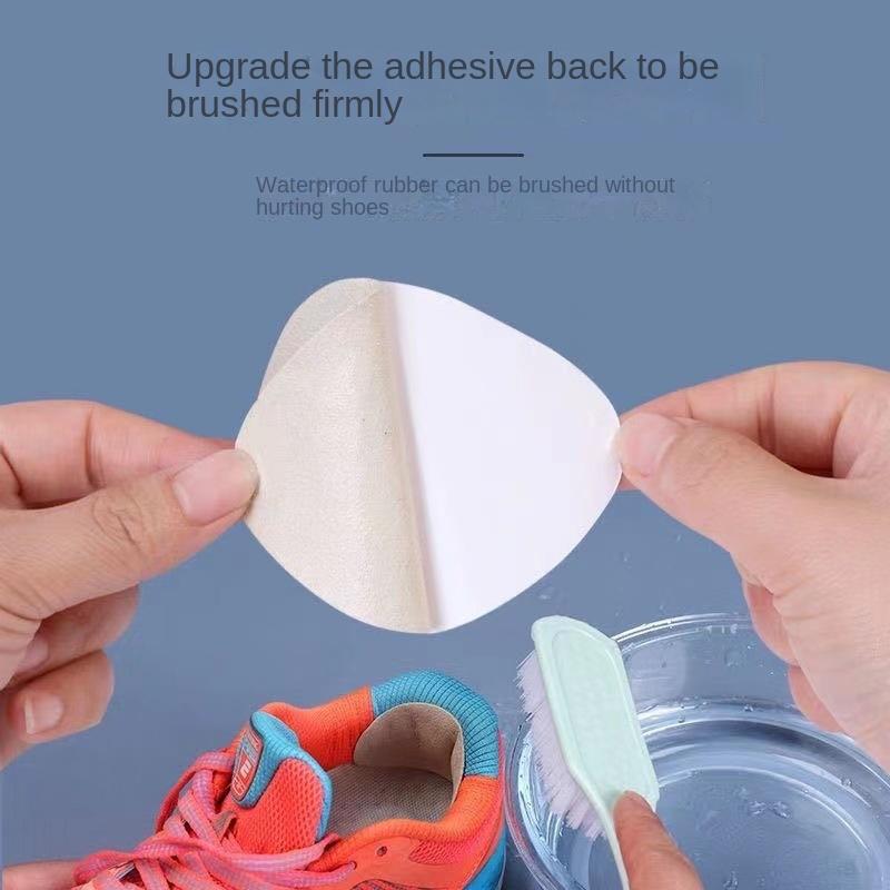 Fashion 4/6 Pcs Sports Shoes Patches Vamp Repair Shoe Insoles Patch Sneakers Heel Protector Adhesive Patch Repair Shoes Heel Foot Care