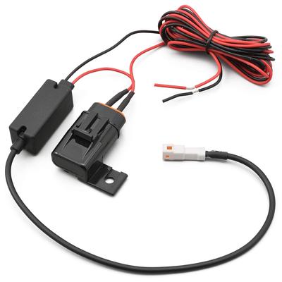 Daytona 17093 Motorcycle Dash Cam M777D Repair Power Cable Approx. 6.6 Ft (2 M) with 2A Fuse Box