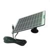Solar Panel 5W Weather-Resistant Solar Charging Panel with Type-C To Micro-USB Output Doorbells Surveillance Cameras Solar Panel
