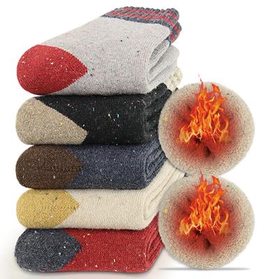 APIKIE Winter Cold Triple High Warm Wool Cold Casual Socks for Sizes Women's Socks, Sub-zero Protection, Insulation, Opening, Stretchy, Socks,