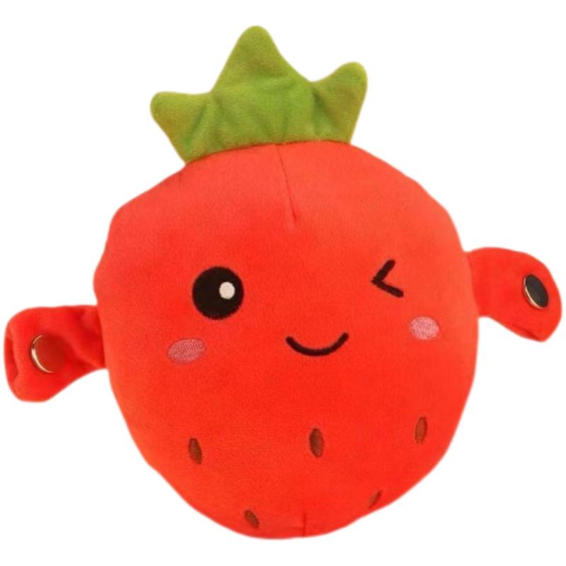 1Pcs Christmas Gift Banana Baby Beat Sensing Creative Fruit Novelty Parent-Child Musical Interactive Piano Toy Plush Doll