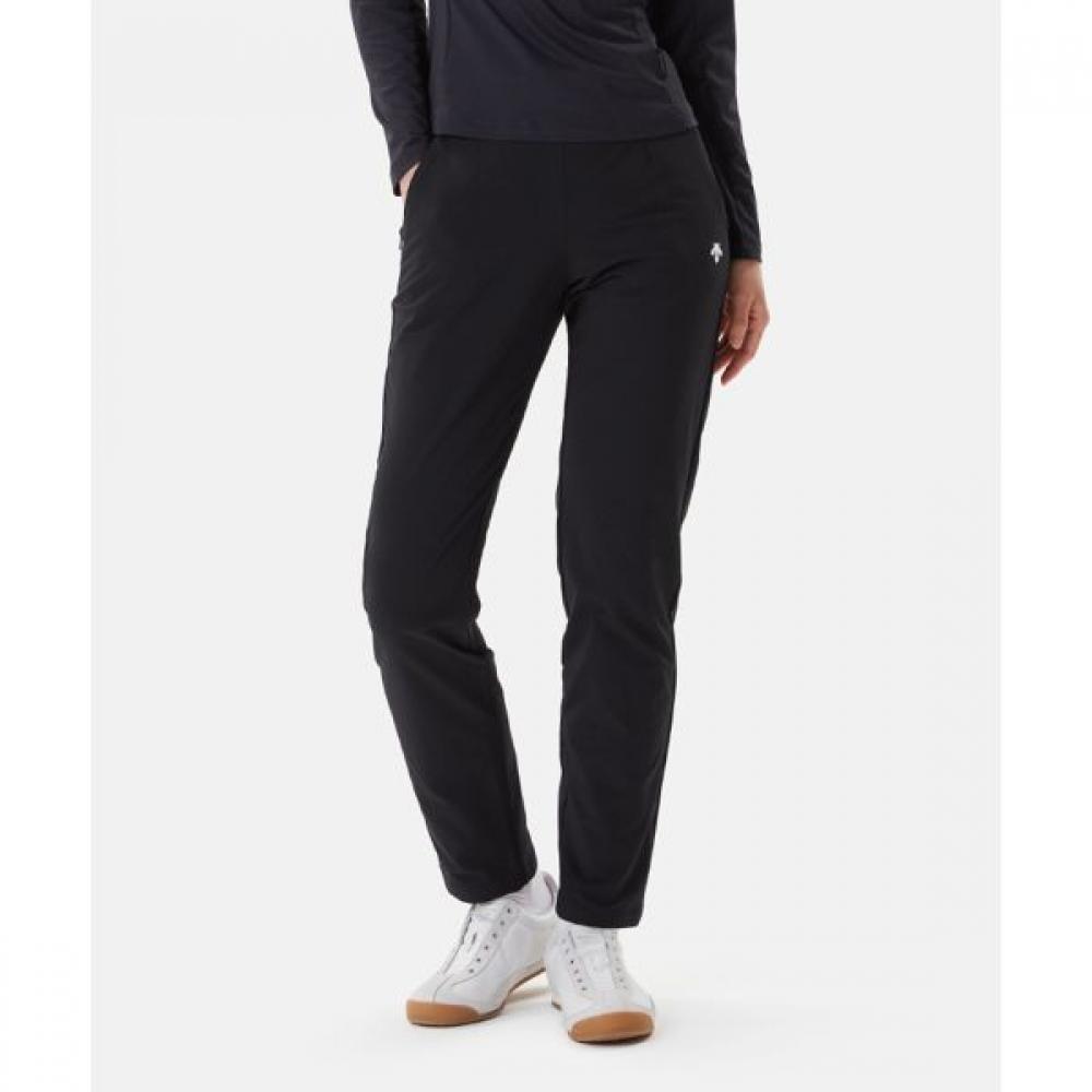 

DeScente Женские брюки S-образной формы Straight Fit Woven PantS черного цвета BLK0BLACK/65